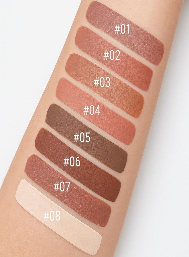 إريندي ظلال عيون سائلة غير لامعة من إيريندي - 8 ألوان، قاعدة ظلال عيون سائلة بيج، لون محايد، ظلال عيون كريمية قابلة للمزج والتغطية، مقاومة للتجعد، مكياج عيون مقاوم للماء يدوم طويلاً، نباتي وخالٍ من القسوة على الحيوانات - Image 4